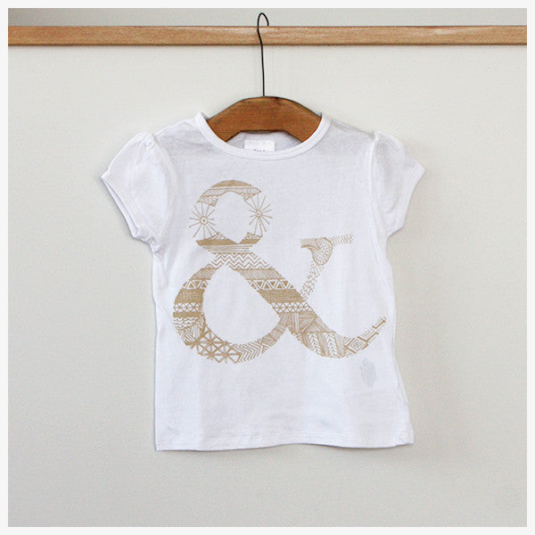 Owl ampersand Girls T-shirt White